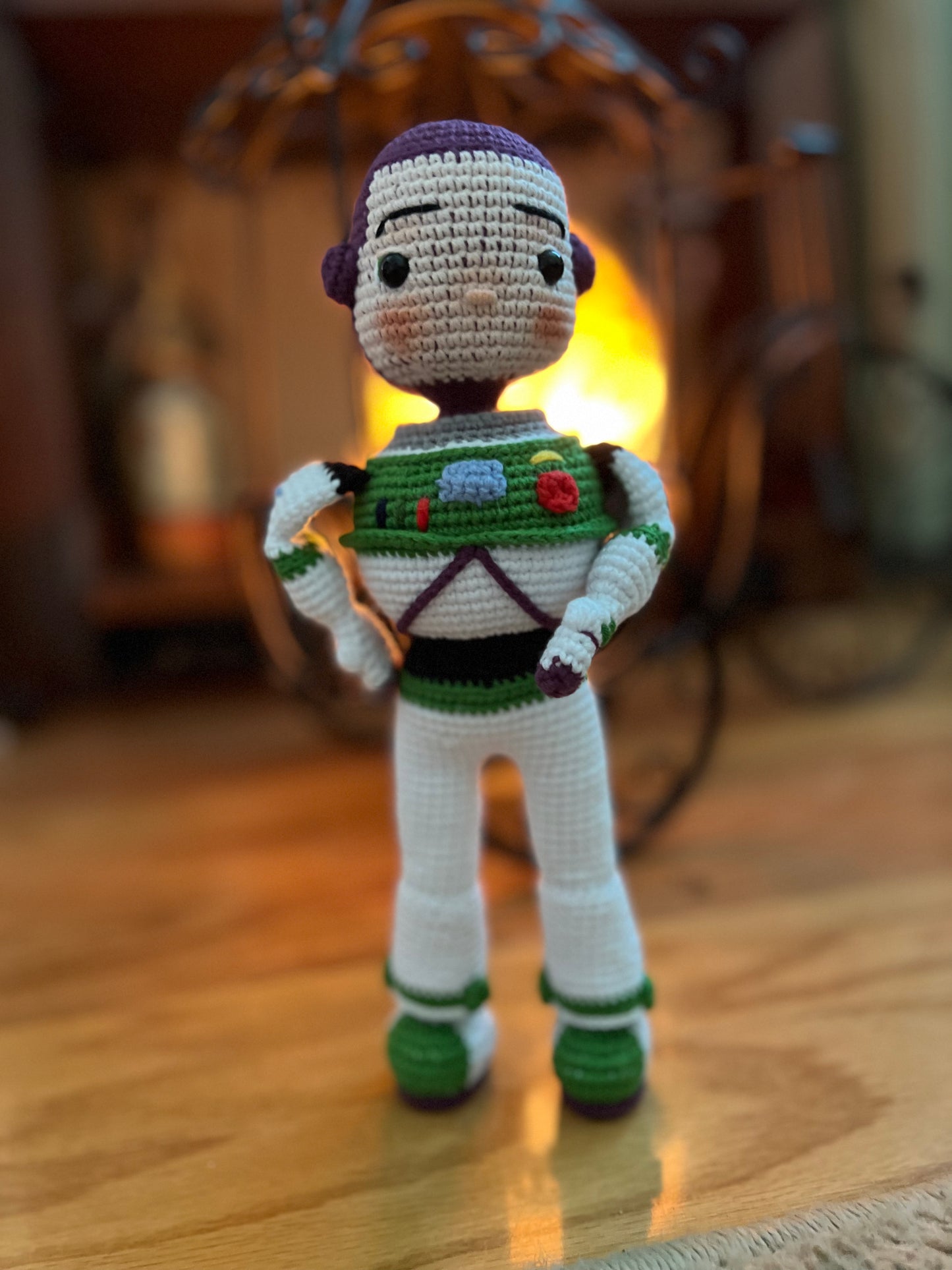 Buzz Lightyear Amigurumi Crochet Doll, Handmade Knitted, Toy Story, Unique Collectible Doll,  Kids Gifts, Artisan Doll, Limited Edition Baby Dolls