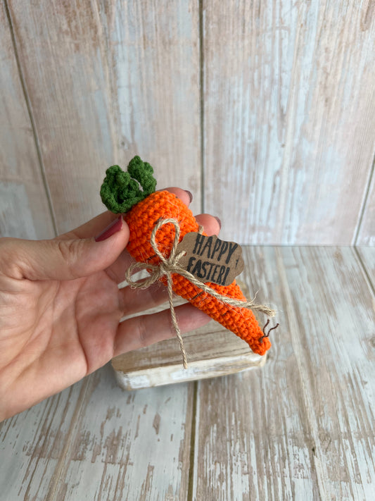 Crocheted Carrot, Easter Decor, Handmade, Readymade, Unique