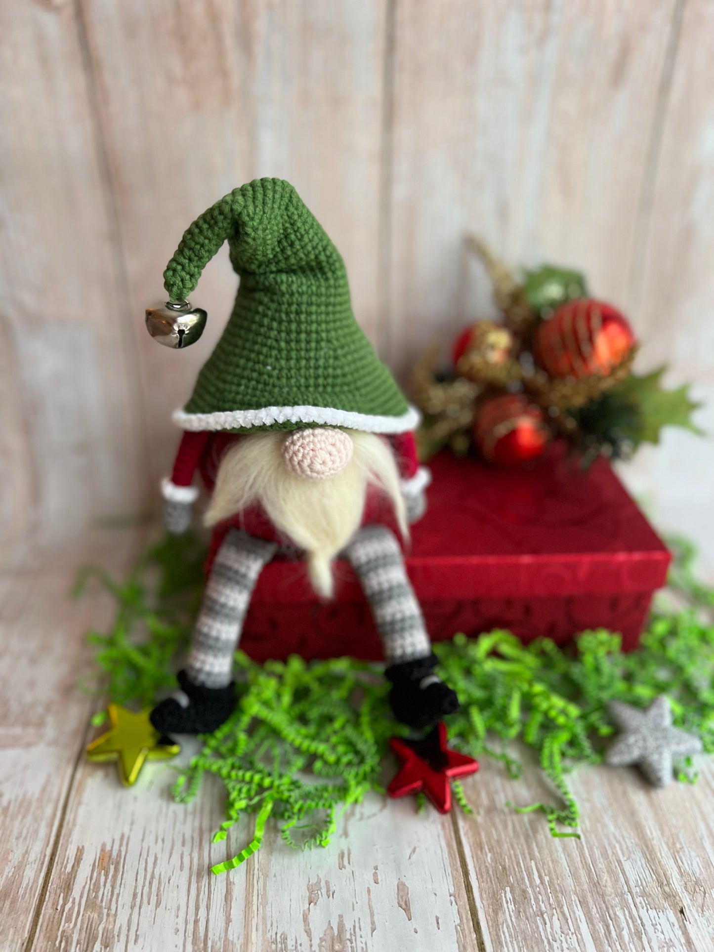 Merry Mistletoe Christmas Gnome
Holiday Gnome - Merry Mistletoe Edition, Festive Christmas Gnome, Whimsical Gnome for Holiday Decor, Christmas Charm and Cheer