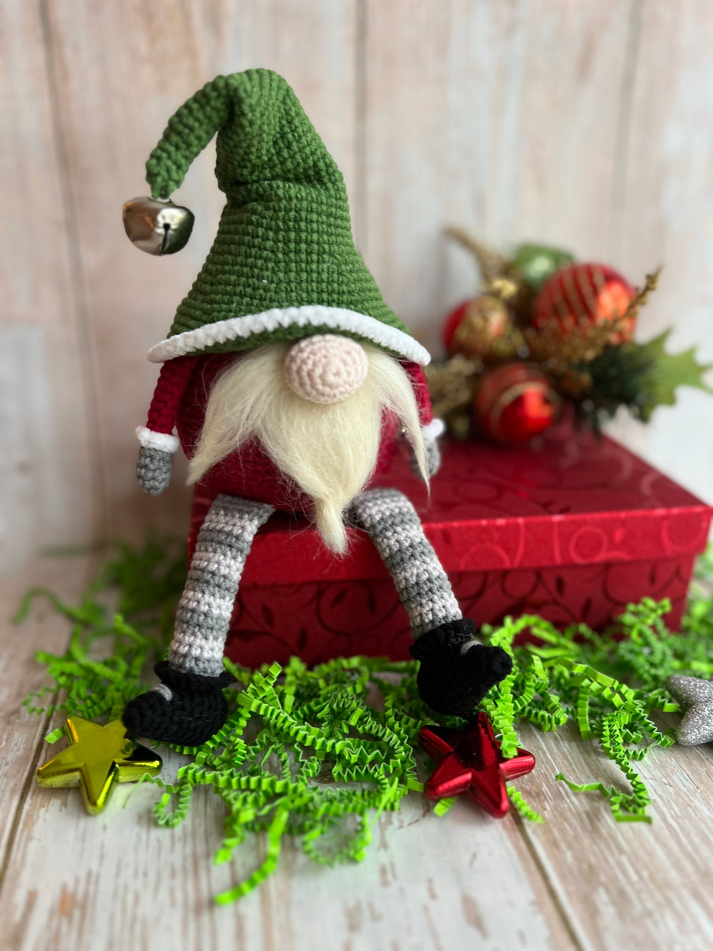 Merry Mistletoe Christmas Gnome
Holiday Gnome - Merry Mistletoe Edition, Festive Christmas Gnome, Whimsical Gnome for Holiday Decor, Christmas Charm and Cheer