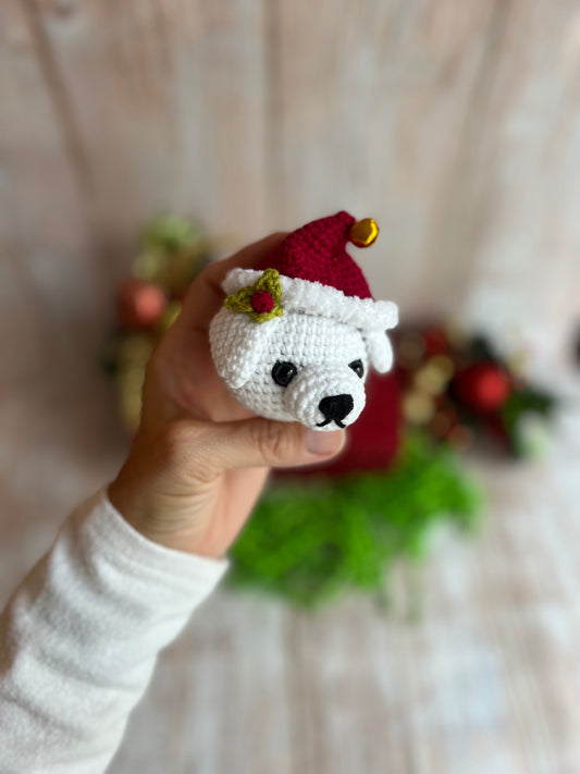 Santa Paws Christmas Ornament - Festive Dog Decor, Holiday Dog Ornament - Santa Paws Edition, Santa Paws Christmas Tree Ornament - Handmade Dog Charm, Festive Puppy Ornament - Santa Paws, Santa Paws Dog Ornament - Perfect for Pet Lovers