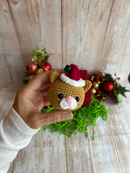 Santa Paws Christmas Ornament - Festive Cat Decor, Holiday Cat Ornament - Santa Paws Edition, Santa Paws Christmas Tree Ornament - Handmade Cat Charm, Santa Paws Cat Ornament - Perfect for Pet Lovers