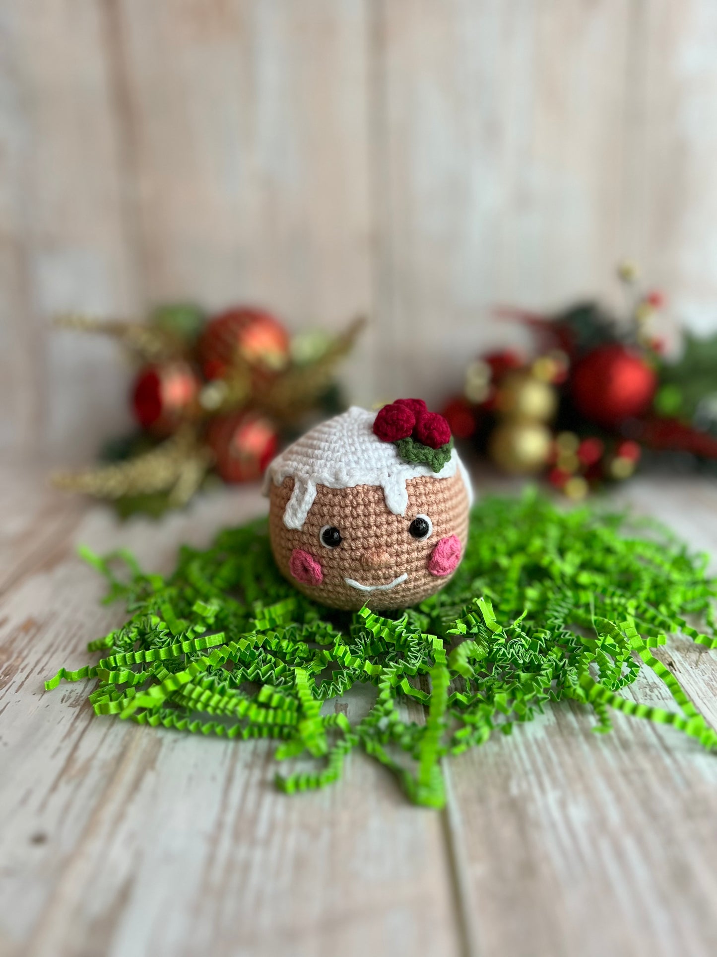 Gingie Christmas Ornament, Handmade Crochet Gingie Ornament, Christmas Ornament - Festive Gingie Decor, Gingie Christmas Tree Ornament - Handmade Gingie Charm, Perfect for Gingie Lovers, Gingerbread Cookie Lovers