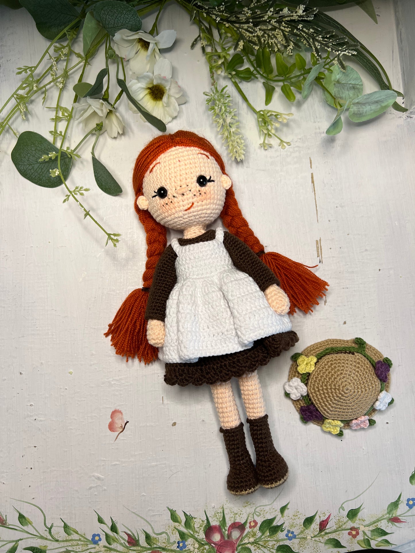 Amigurumi Anne Shirley Handmade Stuffed Doll, Crocheted Doll, Ready Made, Unique Collectibles, Kids Gifts, Artisan Doll, Limited Edition Baby Dolls